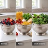 image:imageOVENTE Stainless Steel Mixing Bowl Set of 3 with Lids Silver BM46333S5  3  15 Quarts