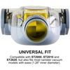 image:imageOVENTE Universal Vacuum Crevice Dusting Brush Attachment Black ACPST2677Acpst2674