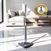 image:imageOVENTE Wall Cleaner Mop 360 Rotatable amp Adjustable Handle Grey CTM311GY