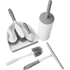 image:imageOVENTE Multipurpose Household Deep Cleaning Brush Set White CTB018WGY
