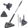 image:imageOVENTE Wall Cleaner Mop 360 Rotatable amp Adjustable Handle Grey CTM311GY