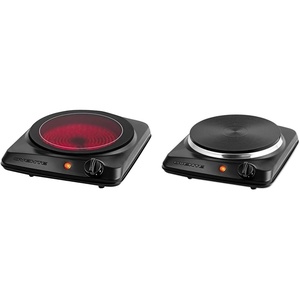 image:imageOVENTE 1000W 7 Ceramic amp 725 Cast Iron Electric Single Burners Bundle