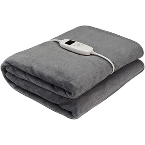 image:imageOVENTE Electric Heated Blanket 50x60 10 Heat Settings Grey BL5810G