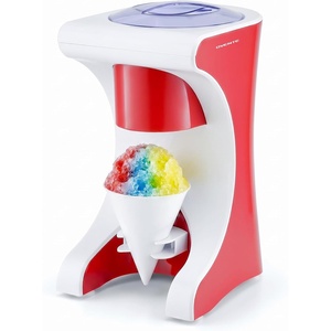 image:imageOVENTE Electric Shaved Ice Machine 2 Shaving Settings 45W White ICR2037WRed