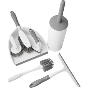 image:imageOVENTE Multipurpose Household Deep Cleaning Brush Set White CTB018WGY