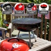 image:imageOVENTE 14Inch Portable Charcoal Grill Dual Venting System Red GQR0400BR