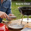 image:imageOVENTE 14Inch Portable Charcoal Grill Dual Venting System Red GQR0400BR