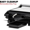 image:imageOVENTE 2Serving Electric Indoor Grill amp Panini Press Black GP222BGP0540BR
