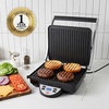 image:imageOVENTE 2Serving Electric Indoor Grill amp Panini Press Black GP222BGP1000BR