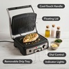 image:imageOVENTE 2Serving Electric Indoor Grill amp Panini Press Black GP222BGP1861BR