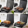 image:imageOVENTE 2Serving Electric Indoor Grill amp Panini Press Black GP222BGP222B