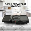 image:imageOVENTE 2Serving Electric Indoor Grill amp Panini Press Black GP222BHMG111B