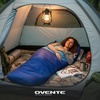 image:imageOVENTE Camping Sleeping Bag Lightweight Waterproof Blue SBHW001BL