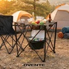 image:imageOVENTE Collapsible Folding Camping Table Insulated Cooler Black POTC0014B