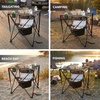 image:imageOVENTE Collapsible Folding Camping Table Insulated Cooler Black POTC0014B