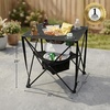 image:imageOVENTE Collapsible Folding Camping Table Insulated Cooler Black POTC0014B