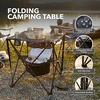 image:imageOVENTE Collapsible Folding Camping Table Insulated Cooler Black POTC0014B