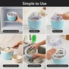 image:imageOVENTE Electric Ice Cream Maker 1QT Freezer Bowl 15W Blue ICM110BL