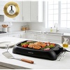 image:imageOVENTE Electric Indoor Grill 15x10 Inch NonStick Plate Copper GD1510NLCOGD1632NLB  Black