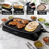 image:imageOVENTE Electric Indoor Grill 15x10 Inch NonStick Plate Copper GD1510NLCOGD1632NLB  Black