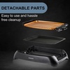 image:imageOVENTE Electric Indoor Grill 15x10 Inch NonStick Plate Copper GD1510NLCOGD1632NLCO  Copper