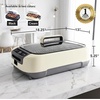 image:imageOVENTE Electric Indoor Grill 15x10 Inch NonStick Plate Copper GD1510NLCOSGR85W  White