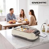 image:imageOVENTE Electric Indoor Grill 15x10 Inch NonStick Plate Copper GD1510NLCOSGR85W  White