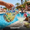image:imageOVENTE Hand Blown Margarita Glass Pitcher 25 Liter Multicolor MGP84M