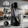 image:imageOVENTE Retro Milkshake Maker and Electric Drink Mixer Blue MS2070BLBlack