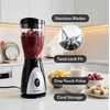 image:imageOVENTE Retro Personal Blender 18 Oz Mason Jar 300W Turquoise BLH1002TBlack