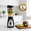 image:imageOVENTE Retro Personal Blender 18 Oz Mason Jar 300W Turquoise BLH1002TBlack