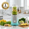 image:imageOVENTE Retro Personal Blender 18 Oz Mason Jar 300W Turquoise BLH1002TTurquoise