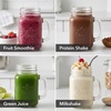 image:imageOVENTE Retro Personal Blender 18 Oz Mason Jar 300W Turquoise BLH1002TTurquoise