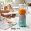 image:imageOVENTE Retro Personal Blender 18 Oz Mason Jar 300W Turquoise BLH1002TTurquoise