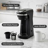 image:imageOVENTE Single Serve Coffee Maker for KCups and Grounds Black CMK42B