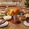 image:imageOVENTE Stainless Steel Gravy Boat with Hinged Lid 14Oz Silver GB4541SSilver