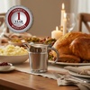 image:imageOVENTE Stainless Steel Gravy Boat with Hinged Lid 14Oz Silver GB4541SSilver