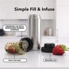 image:imageOVENTE Stainless Steel Insulated Travel Mug with Tea Infuser Silver MSA16SSilver