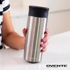 image:imageOVENTE Stainless Steel Insulated Travel Mug with Tea Infuser Silver MSA16SSilver