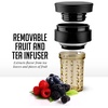 image:imageOvente Stainless Steel Vacuum Insulated Coffee Water Mug 12 oz Portable Double Wall Handheld Tumbler with Tea Infuser BPAFree Spill Proof Travel Friendly for Hot Cold Beverage Red MSA12R