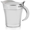 image:imageOVENTE Stainless Steel Gravy Boat with Hinged Lid 14Oz Silver GB4541SSilver
