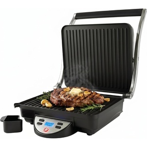 image:imageOVENTE 2Serving Electric Indoor Grill amp Panini Press Black GP222BGP1000BR