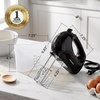 image:imageOVENTE 5Speed Electric Hand Mixer with Storage Case150W Red HM151RBlack