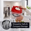 image:imageOVENTE 5Speed Electric Hand Mixer with Storage Case150W Red HM151RRed