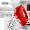 image:imageOVENTE 5Speed Electric Hand Mixer with Storage Case150W Red HM151RRed
