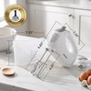 image:imageOVENTE 5Speed Electric Hand Mixer with Storage Case150W Red HM151RWhite