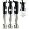image:imageOVENTE Corded Hand Blender Set with Whisk Beaker and Chopper Black HS585B