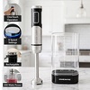 image:imageOVENTE Cordless Immersion Hand Blender 300W Rechargeable White HR995W200 Watts  Black