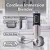 image:imageOVENTE Cordless Immersion Hand Blender 300W Rechargeable White HR995W200 Watts  Black