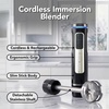 image:imageOVENTE Cordless Immersion Hand Blender 300W Rechargeable White HR995WBlack  200 Watts